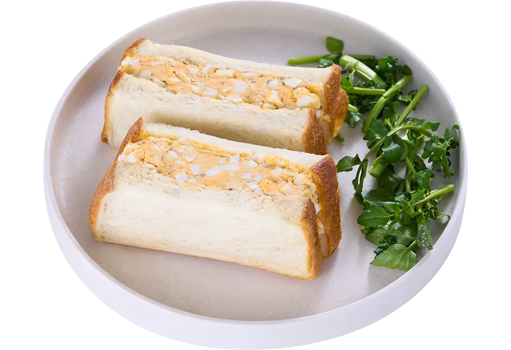 サステナブルな黒トリュフのたまごサンド