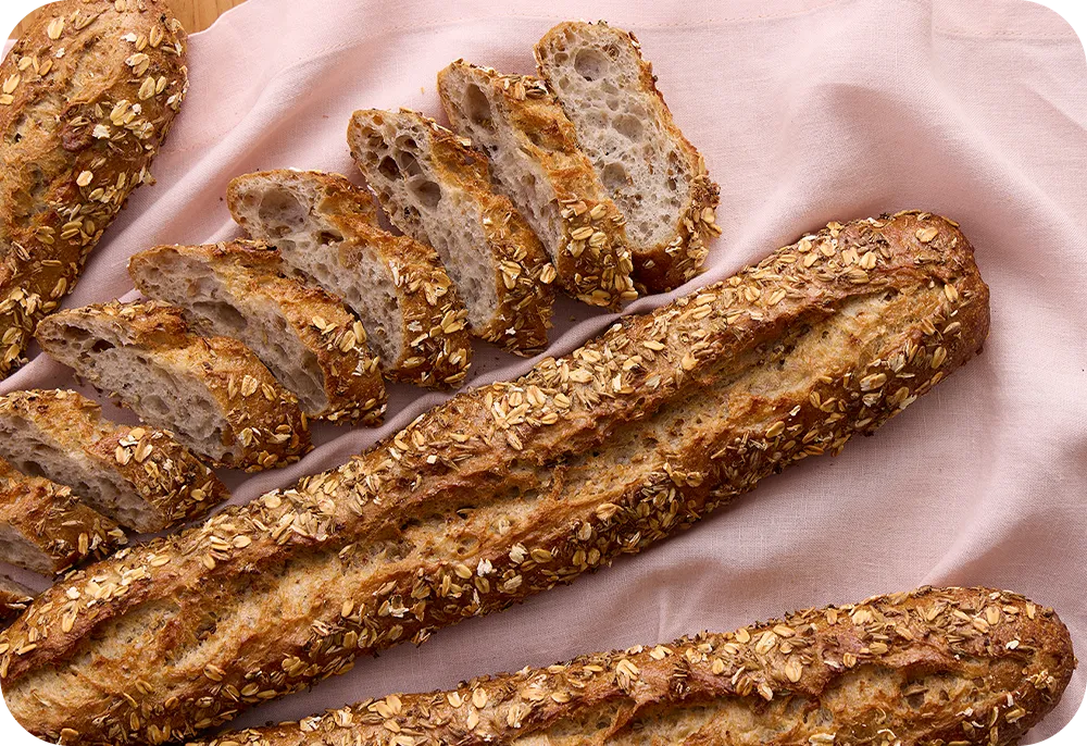 麦芽粕入りバゲット